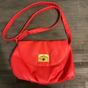 Boutique Burnt orange Red Cross body purse nwot.